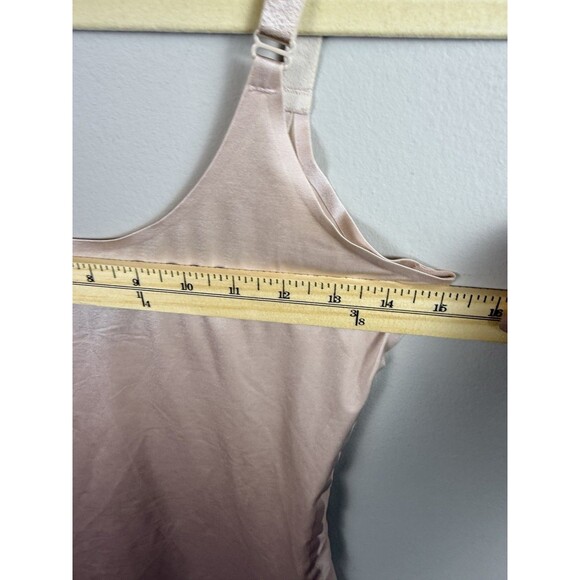 SPANX Red Hot Label Luxe & Lean Scalloped Open-Bust Full Slip Xlarge Rose Dust - Picture 6 of 6